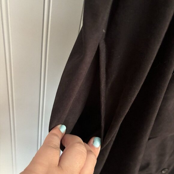 Classic Elements Womens 20/22 Maxi Dress Y2K Black Ultra Suede Jumper Sleeveless - Picture 5 of 11